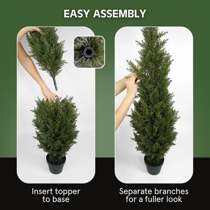 Decorative Cedar Topiary Tree