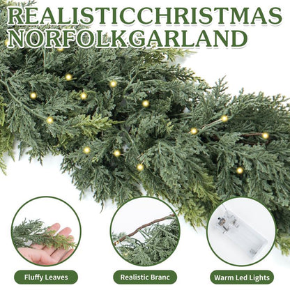 Festive Cedar Garland