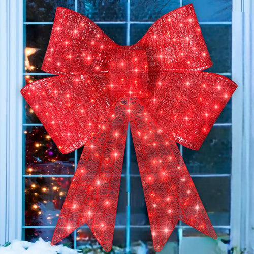 Giant LED Christmas Bow