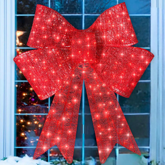 Giant LED Christmas Bow
