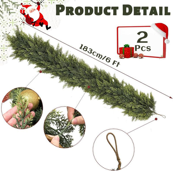 Lush Cedar Pine Garland