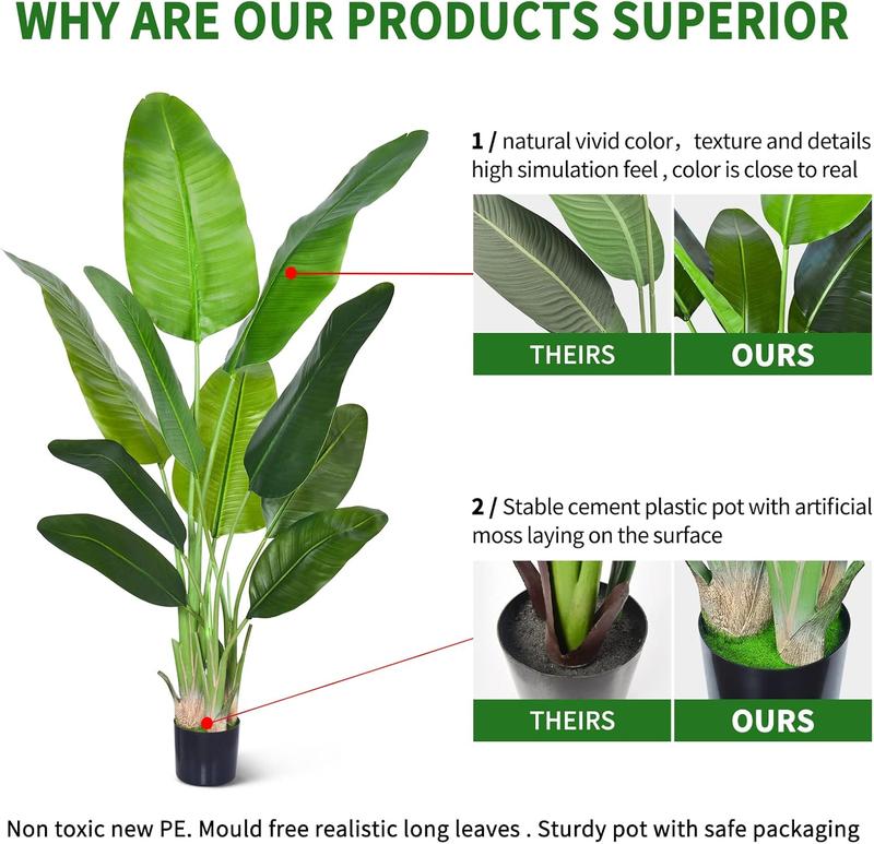 Premium Faux Tropical Tree