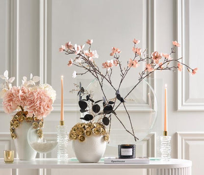 Elegant Glass Ellipse Vase
