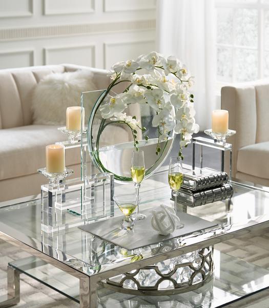 Elegant Glass Ellipse Vase