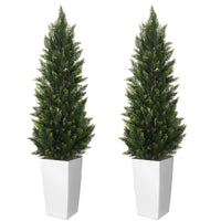 5FT-(4FT Tree+1FT White Pot）