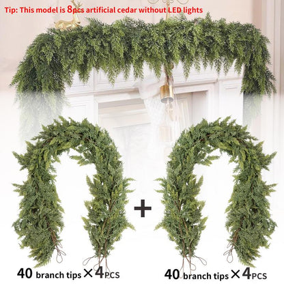 WarmEver Cedar Garland